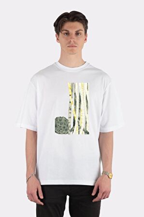 Unisex Beyaz Oversize T-shirt Summer Is Here