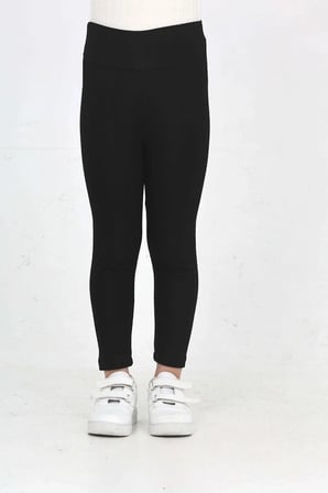 Kız çocuk Yüksek Bel İçi Havlu - Şardonlu Termal Kışlık Günlük-Casual, Spor, Egzersiz, Tayt
