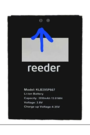 P13 Blue Max Lite 2022 Batarya Model Klb395p667 3950mah Tyc00619059735