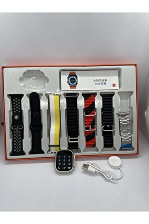 TekizTeknoloji Watch Ultra Gümüş Akıllı Saat