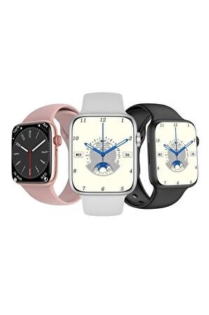 Watch 9 Mini 41MM Çift kordon Kadın Akıllı Saat İnce Bilek Sesli Görüşme Bildirim Alma Siri Nfc