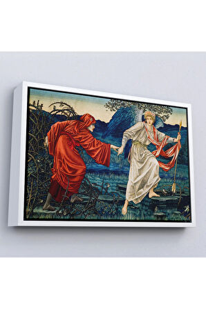 Ahşap Çerçeveli John Henry Dearl'Un Yolcuya Liderlik Etmeyi Seviyorum Tablosu-7031