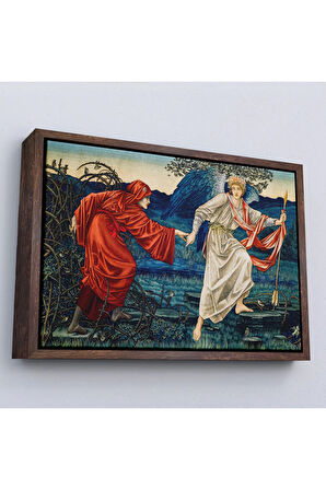 Ahşap Çerçeveli John Henry Dearl'Un Yolcuya Liderlik Etmeyi Seviyorum Tablosu-7031