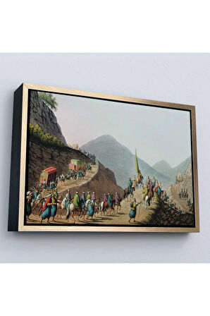 Ahşap Çerçeveli Balkan Savaşı Tablosu-7039
