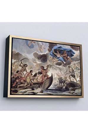 Ahşap Çerçeveli Jean BerTTÇ.KNVd Restout - Morpheus Uyku Tablosu-7083