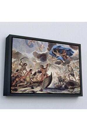 Ahşap Çerçeveli Jean BerTTÇ.KNVd Restout - Morpheus Uyku Tablosu-7083