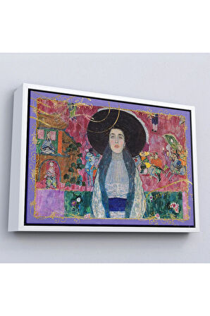 Ahşap Çerçeveli Gustav Klimt - Adele Bloch Tablo-7086