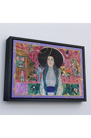 Ahşap Çerçeveli Gustav Klimt - Adele Bloch Tablo-7086