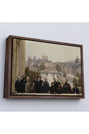 Ahşap Çerçeveli Henri Gervex - Yüzyılın Panoraması Rousseau Tablo-7095