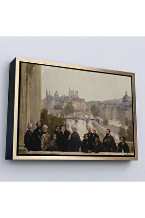 Ahşap Çerçeveli Henri Gervex - Yüzyılın Panoraması Rousseau Tablo-7095