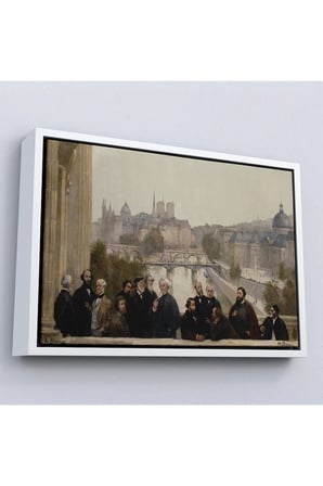 Ahşap Çerçeveli Henri Gervex - Yüzyılın Panoraması Rousseau Tablo-7095