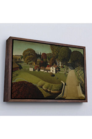 Ahşap Çerçeveli Herbert Hoover'In Doğduğu Yer West Branch Tablo-7140