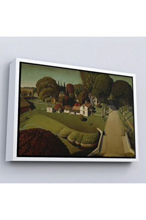 Ahşap Çerçeveli Herbert Hoover'In Doğduğu Yer West Branch Tablo-7140