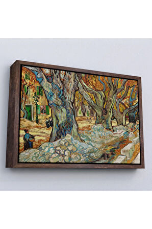 Ahşap Çerçeveli Vincent Van Gogh Sokak Emekçileri Tablo-7167