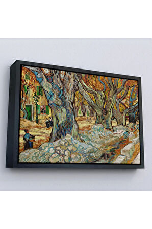 Ahşap Çerçeveli Vincent Van Gogh Sokak Emekçileri Tablo-7167