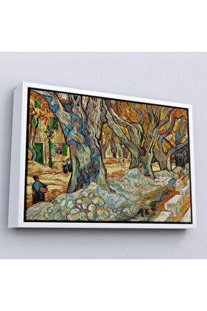 Ahşap Çerçeveli Vincent Van Gogh Sokak Emekçileri Tablo-7167