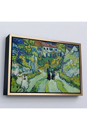 Ahşap Çerçeveli Vincent Van Gogh - La Siesta Tablosu-7187