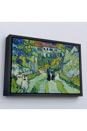 Ahşap Çerçeveli Vincent Van Gogh - La Siesta Tablosu-7187