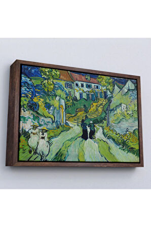 Ahşap Çerçeveli Vincent Van Gogh - La Siesta Tablosu-7187