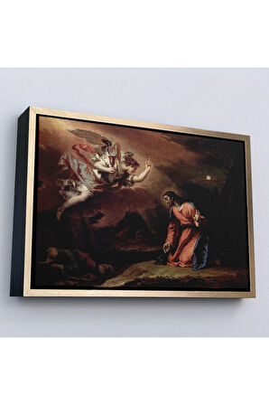 Ahşap Çerçeveli Sessizliğin İçinde Bir Davet Tablosu-7192