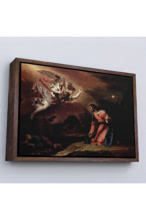 Ahşap Çerçeveli Sessizliğin İçinde Bir Davet Tablosu-7192