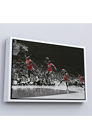 Ahşap Çerçeveli Michael Jordan Tablo-7200