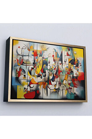 Ahşap Çerçeveli Enerjinin Büyüsü Tablosu-7211