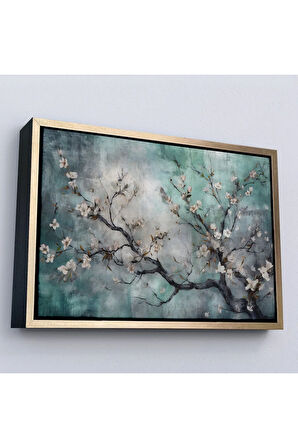 Ahşap Çerçeveli Kiraz Ağacı Tablosu-7232