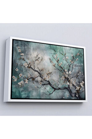 Ahşap Çerçeveli Kiraz Ağacı Tablosu-7232