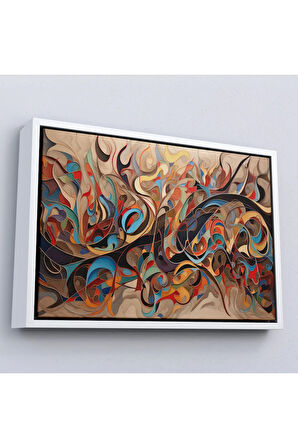 Ahşap Çerçeveli Dekoratif Arapça Hat Sanatı Tablosu-7237