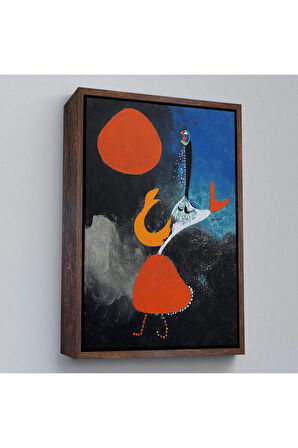 Ahşap Çerçeveli Pablo Picasso - Güneşin Önünde Kadın Tablosu-7298