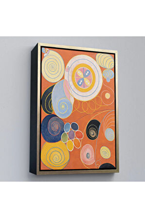 Ahşap Çerçeveli Hilma Af Klint - Gençlik Tablosu-7314