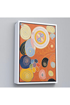 Ahşap Çerçeveli Hilma Af Klint - Gençlik Tablosu-7314