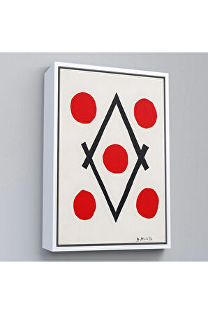 Ahşap Çerçeveli Henri Matisse - Elmas Tablosu - Losange-7322