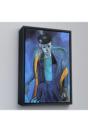 Ahşap Çerçeveli Henri Matisse - Madame Matisse'İn Portresi-7324