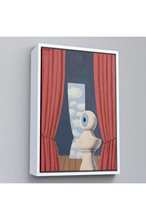 Ahşap Çerçeveli Rene Magritte Belçika Sürrealizim Shekspare Tablo-7327