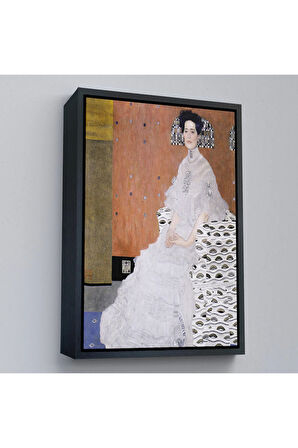 Ahşap Çerçeveli Gustav Klimt Fritza Riedler'İn Portresi Tablo-7340