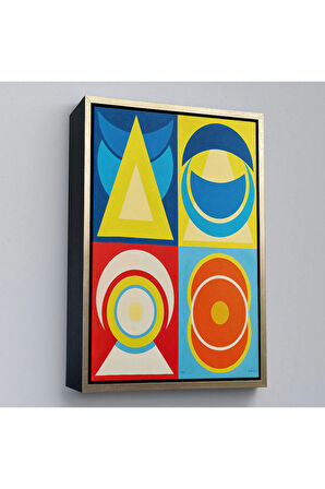 Ahşap Çerçeveli Auguste Herbin - Lune I Tablo-7358