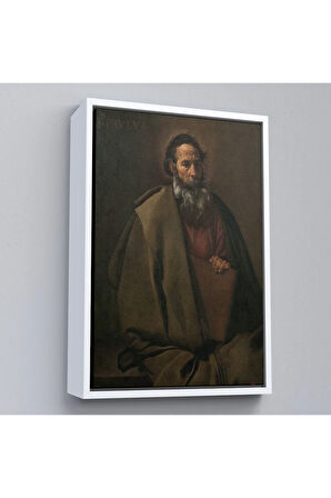 Ahşap Çerçeveli Diego Velázquez - Aziz Paul Tablo-7389
