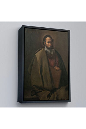 Ahşap Çerçeveli Diego Velázquez - Aziz Paul Tablo-7389