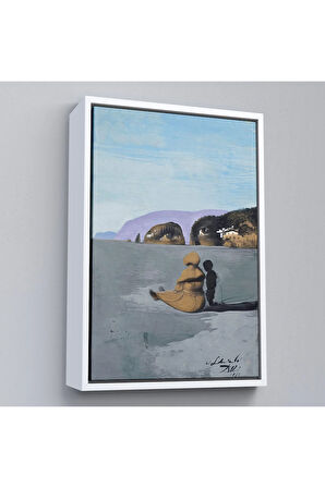 Ahşap Çerçeveli Salvador Dali - Adolescence Tablo-7391