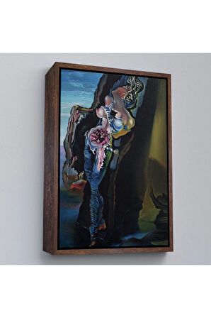 Ahşap Çerçeveli Salvador Dali - Gradiva Tablo-7395