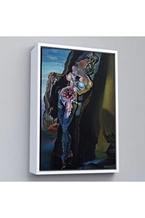 Ahşap Çerçeveli Salvador Dali - Gradiva Tablo-7395