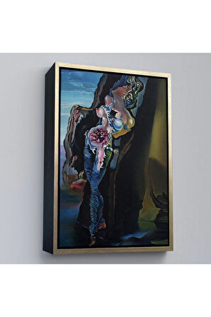 Ahşap Çerçeveli Salvador Dali - Gradiva Tablo-7395