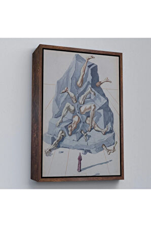 Ahşap Çerçeveli Salvador Dali - İlahi Komedya Tablosu-7401