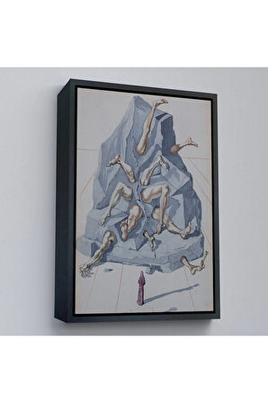 Ahşap Çerçeveli Salvador Dali - İlahi Komedya Tablosu-7401