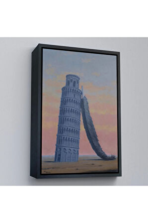 Ahşap Çerçeveli Rene Magritte - Yolculuk Hatırası Tablo-7409