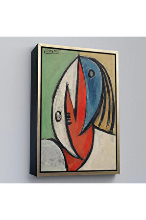 Ahşap Çerçeveli Joan Miro - Gerçeküstü Soyut Tablo-7416