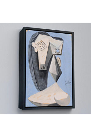 Ahşap Çerçeveli Pablo Picasso - Gerçeküstü Kadın Tablo-7418