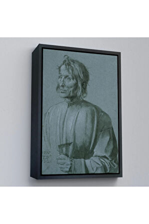 Ahşap Çerçeveli Albrecht Dürer - Mimar Hieronymus Von Augsburg Tablo-7421